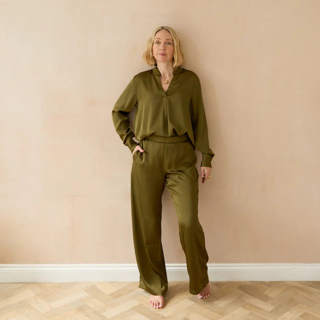 Chalk Josie Shirt - Avocado