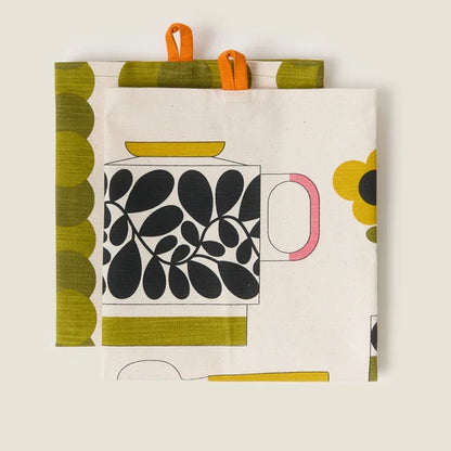 Orla Kiely - Retro Stripe SO2 Tea Towels Green