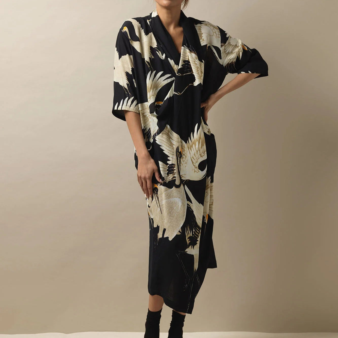 black flamingo dress Golf Dresses with Sleeves