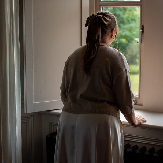 Dark Beige Top by chalk 