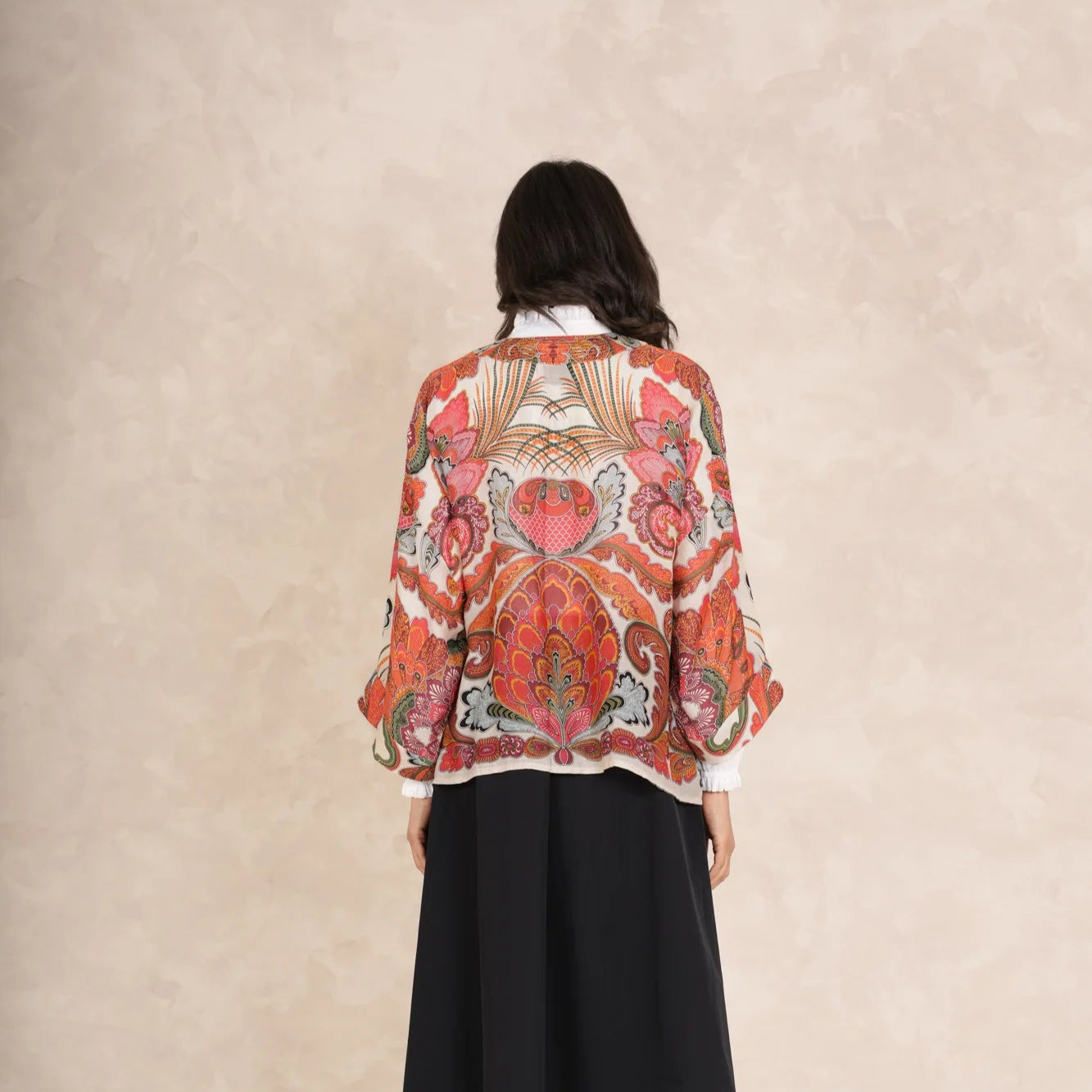 Fiesta Orange Kimono