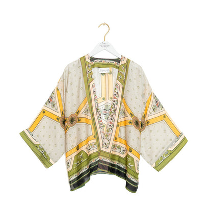 One Hundred Stars - Fleur De Lys Gold Kimono