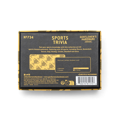 Sports Trivia card game