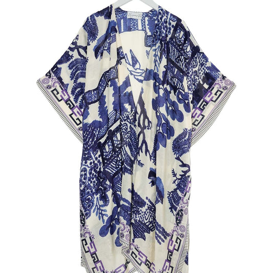 One Hundred Stars - Giant Willow Blue Throwover