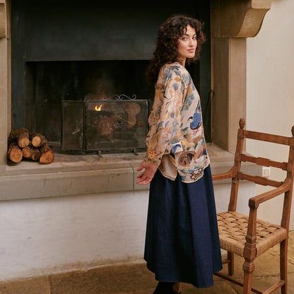 One Hundred Stars - Hummingbird Nude Kimono