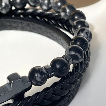 Sons Limited - Rome Triple Bracelet - Snow