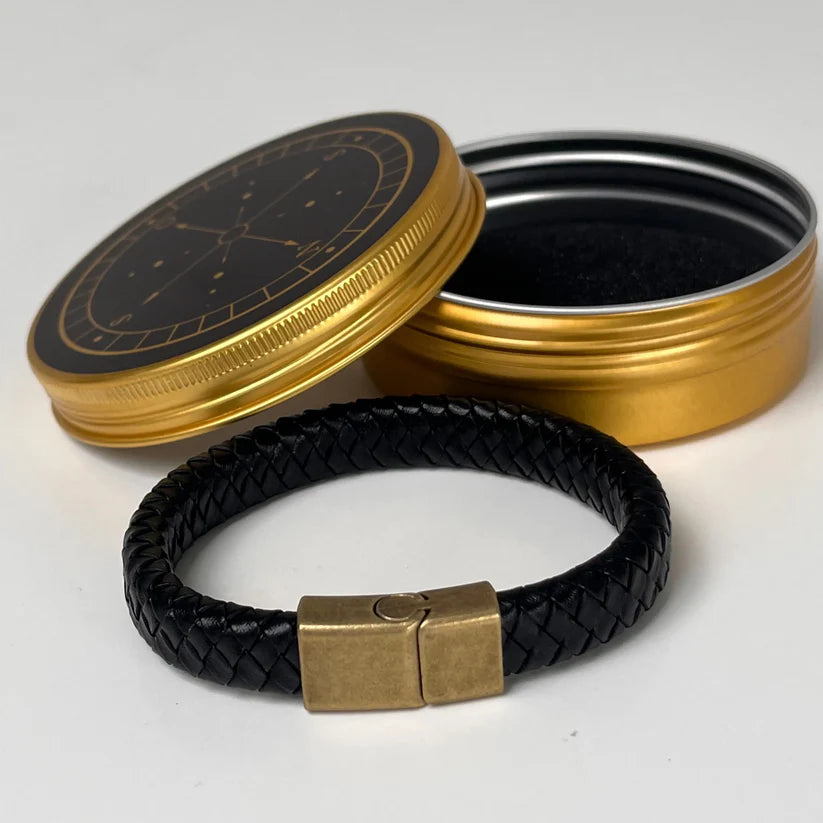 Sons Limited - Milan Leather Bracelet - Black