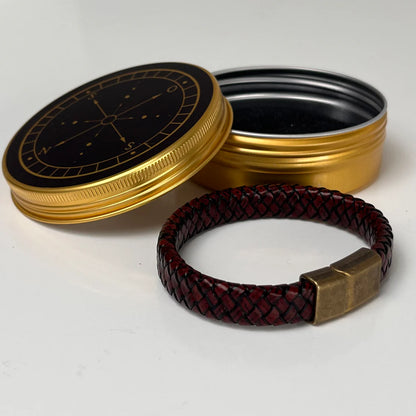 Sons Limited - Milan Leather Bracelet - Oxblood