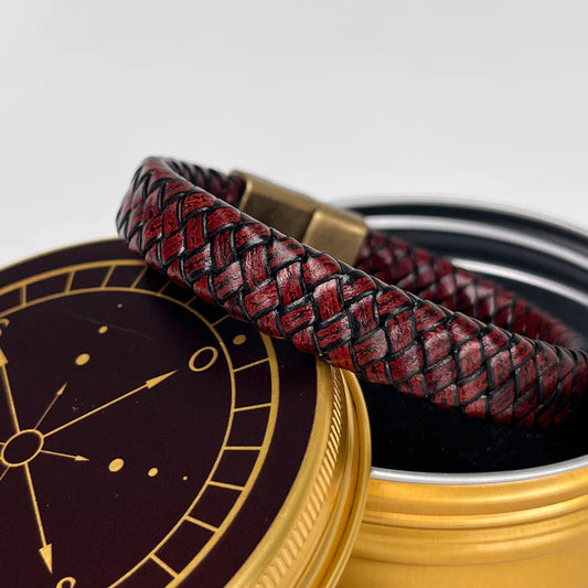 Sons Limited - Milan Leather Bracelet - Oxblood