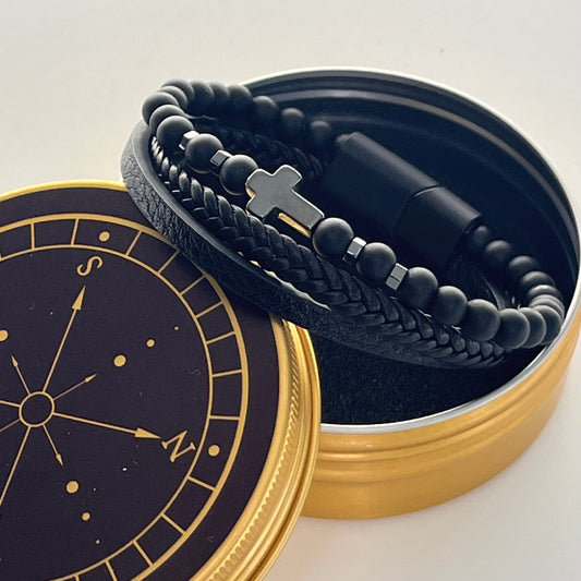 Sons Limited - Rome Triple Bracelet - Frosted