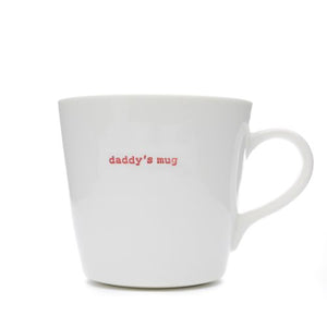 Keith Brymer Jones retro word range Large Bucket Mug 500ml "daddy's mug"