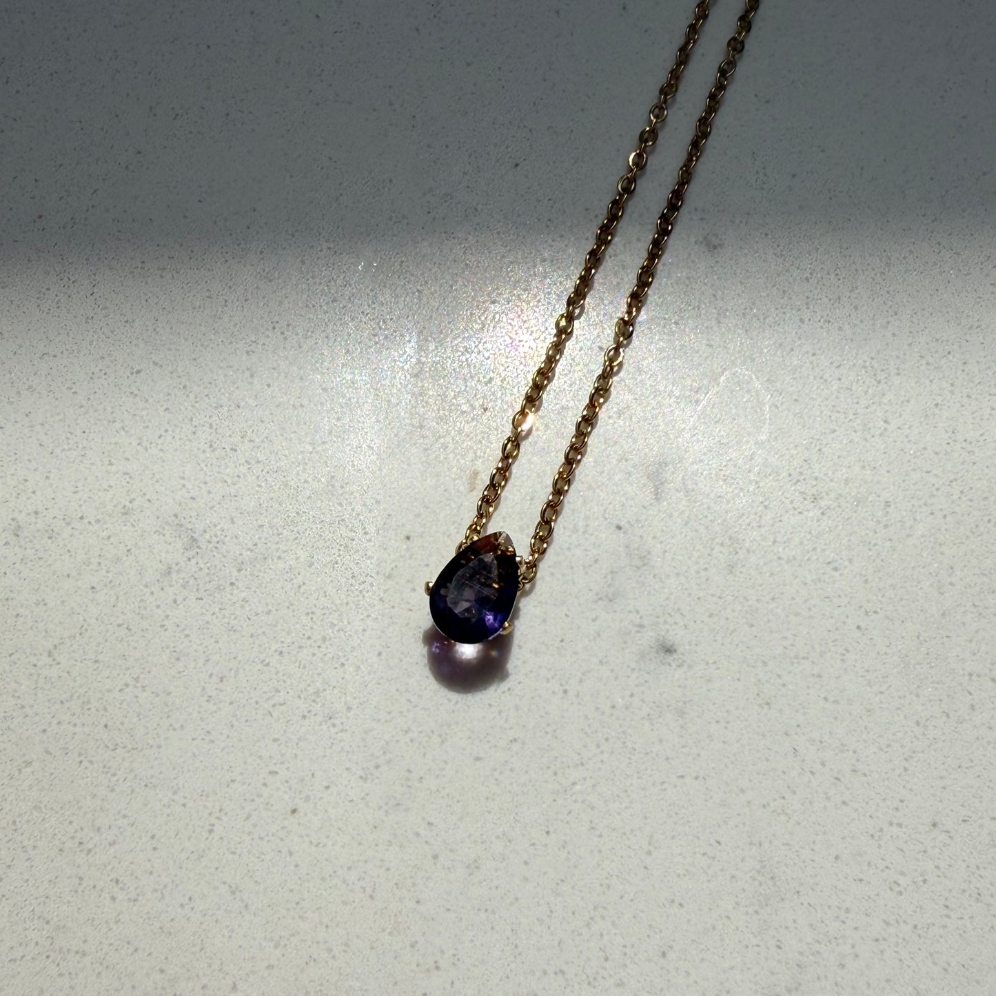 Black Flamingo - Stella Birthstone Necklaces