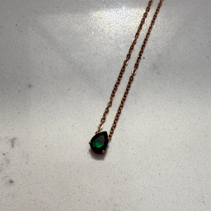 Black Flamingo - Stella Birthstone Necklaces