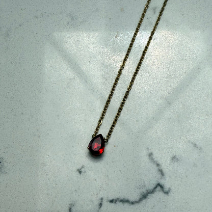 Black Flamingo - Stella Birthstone Necklaces