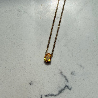 Black Flamingo - Stella Birthstone Necklaces