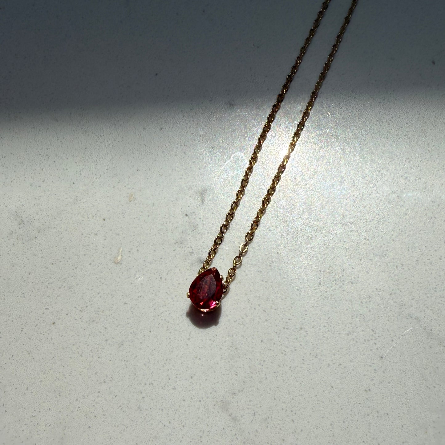 Black Flamingo - Stella Birthstone Necklaces