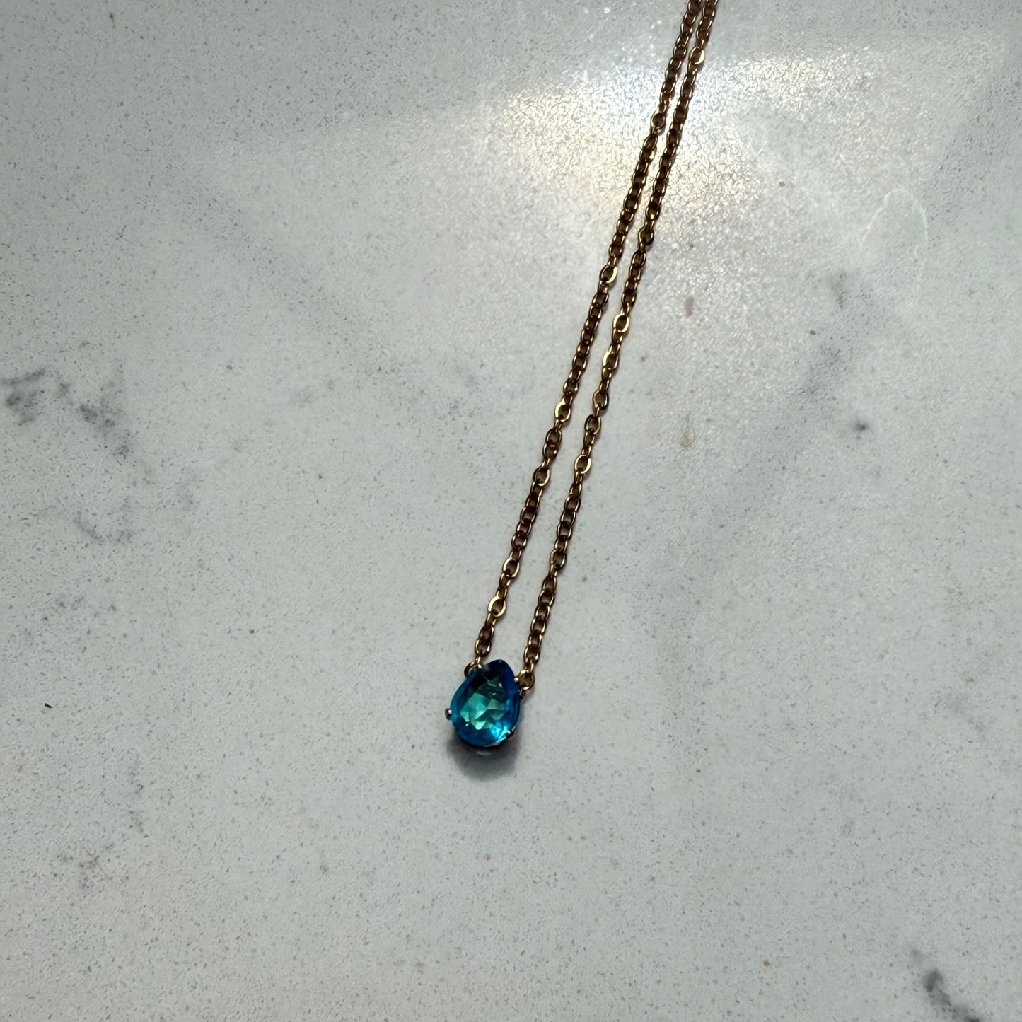Black Flamingo - Stella Birthstone Necklaces
