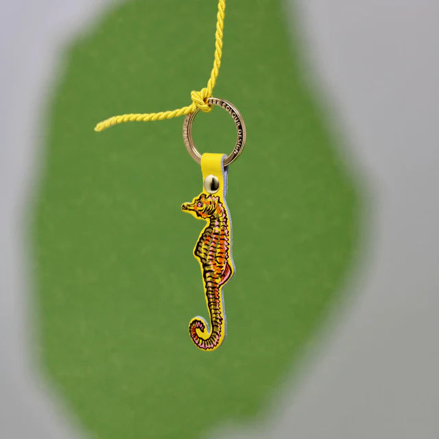 Sea Horse Key Fob (Yellow)