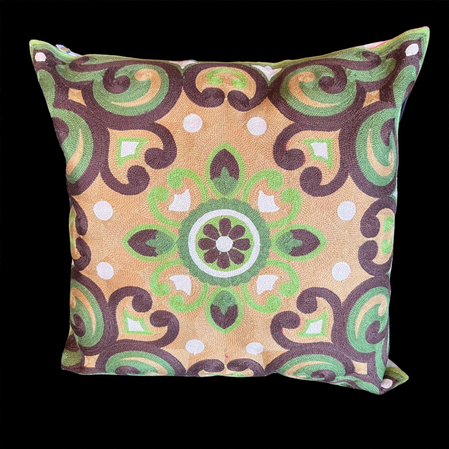 Sun & Cee Embroidered Cushion Cover - Mina