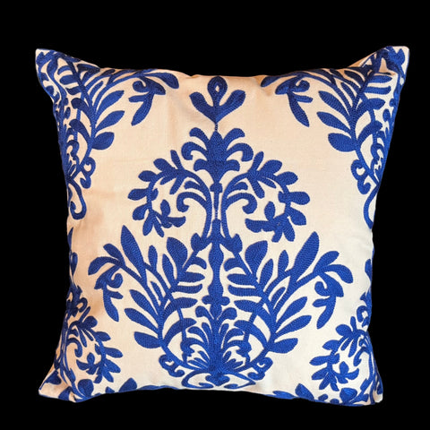 Sun & Cee Embroidered Cushion Cover - Fleur