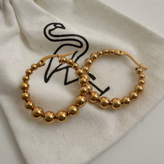 Black Flamingo - Bubbles Hoops
