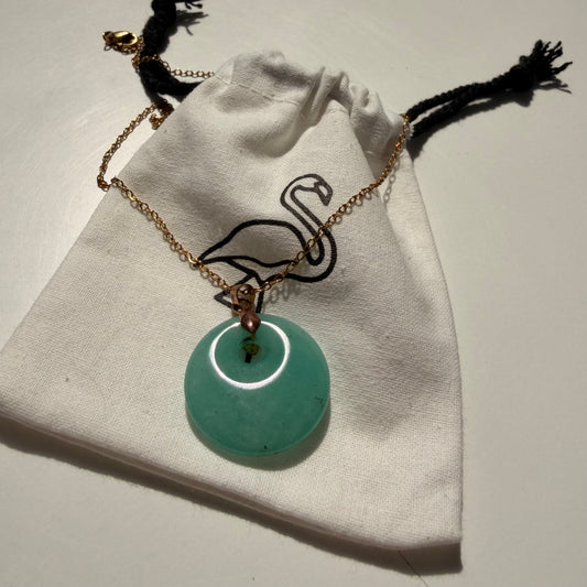 Black Flamingo - Circee Aqua Amazonite Necklace