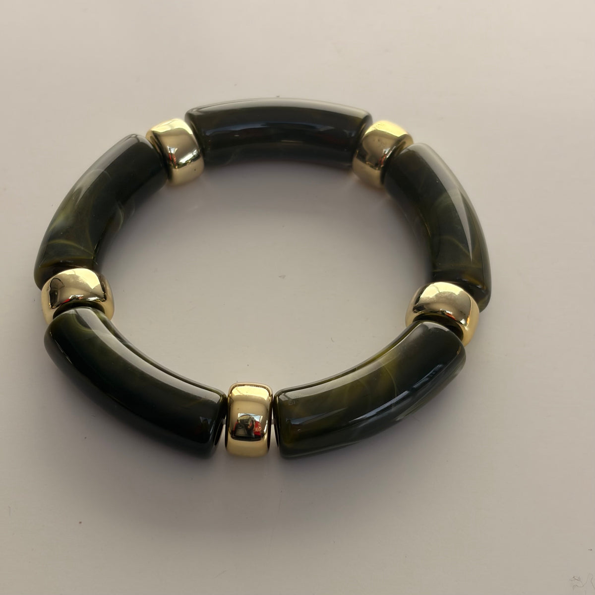 Black Flamingo - Geo Stretch Bangle