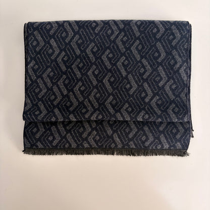 Sons Limited - Men's Plaid Knit Scarves - Turner - Navy