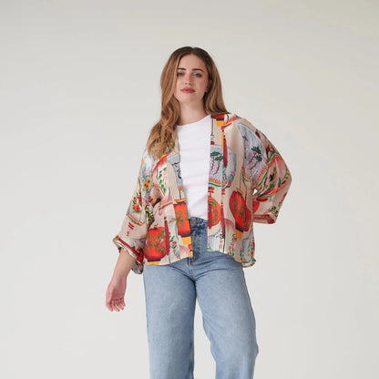 One Hundred Stars - Lanterns Red Kimono