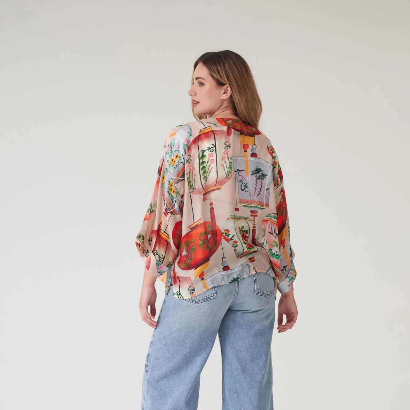 One Hundred Stars - Lanterns Red Kimono