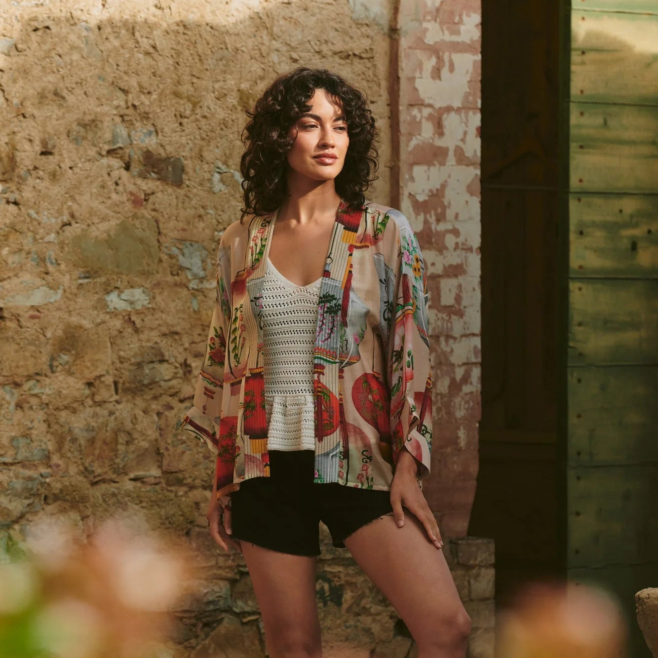 One Hundred Stars - Lanterns Red Kimono