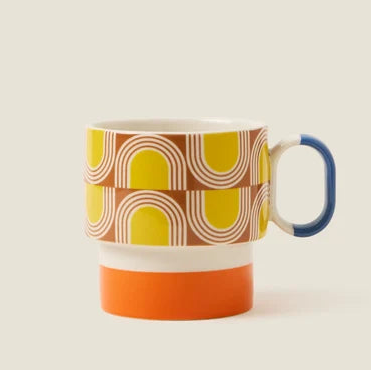 Orla Kiely - Aura Mug Orange Mug