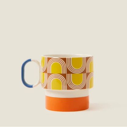 Orla Kiely - Aura Mug Orange Mug