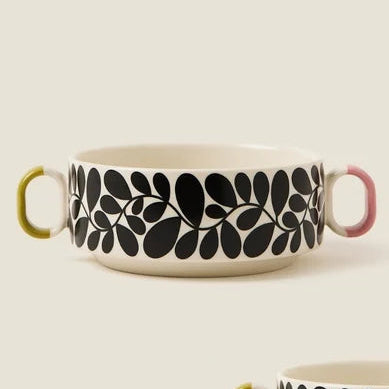 Orla Kiely - Sycamore Stripe Cereal Bowl Black