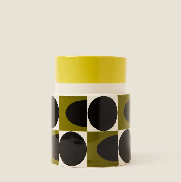 Orla Kiely - Spot Square Oval Utensil Pot