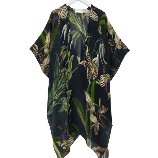 Orchid Black Wool Throwover