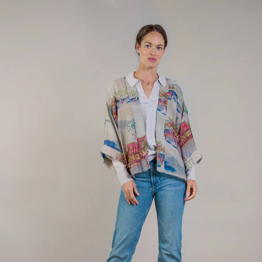 Oriental Landscape Kimono