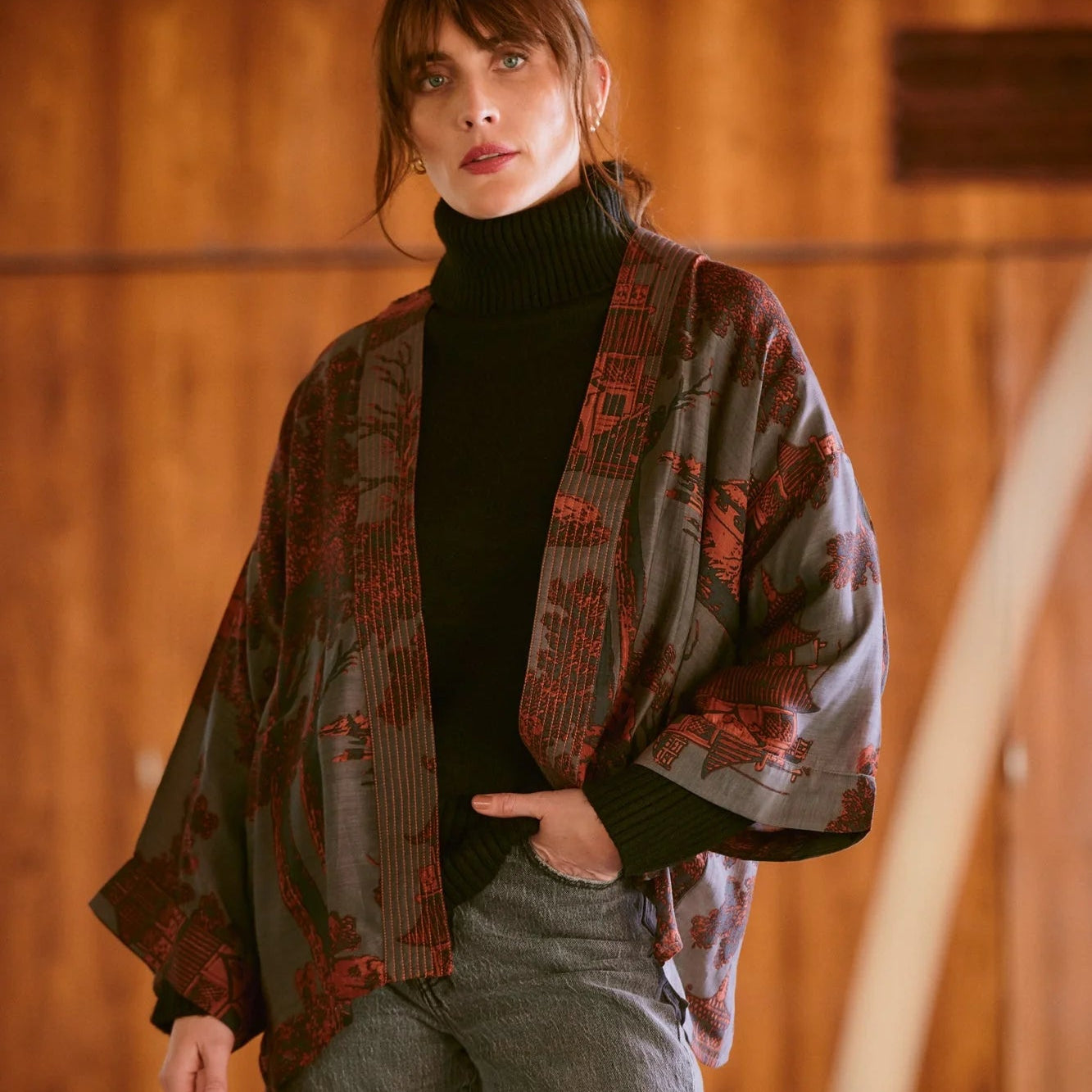 Pagoda Pewter Kimono - One Hundred Stars