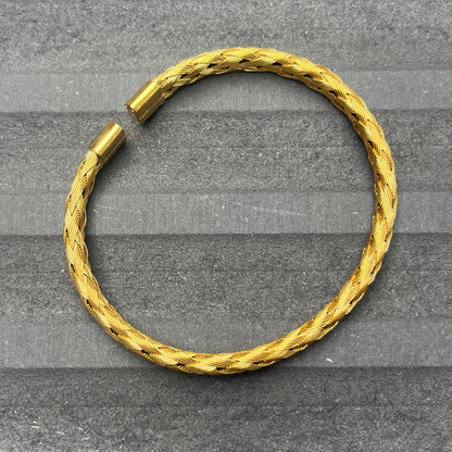 Sons Limited - Paris Plait Cuff Bracelet - Gold