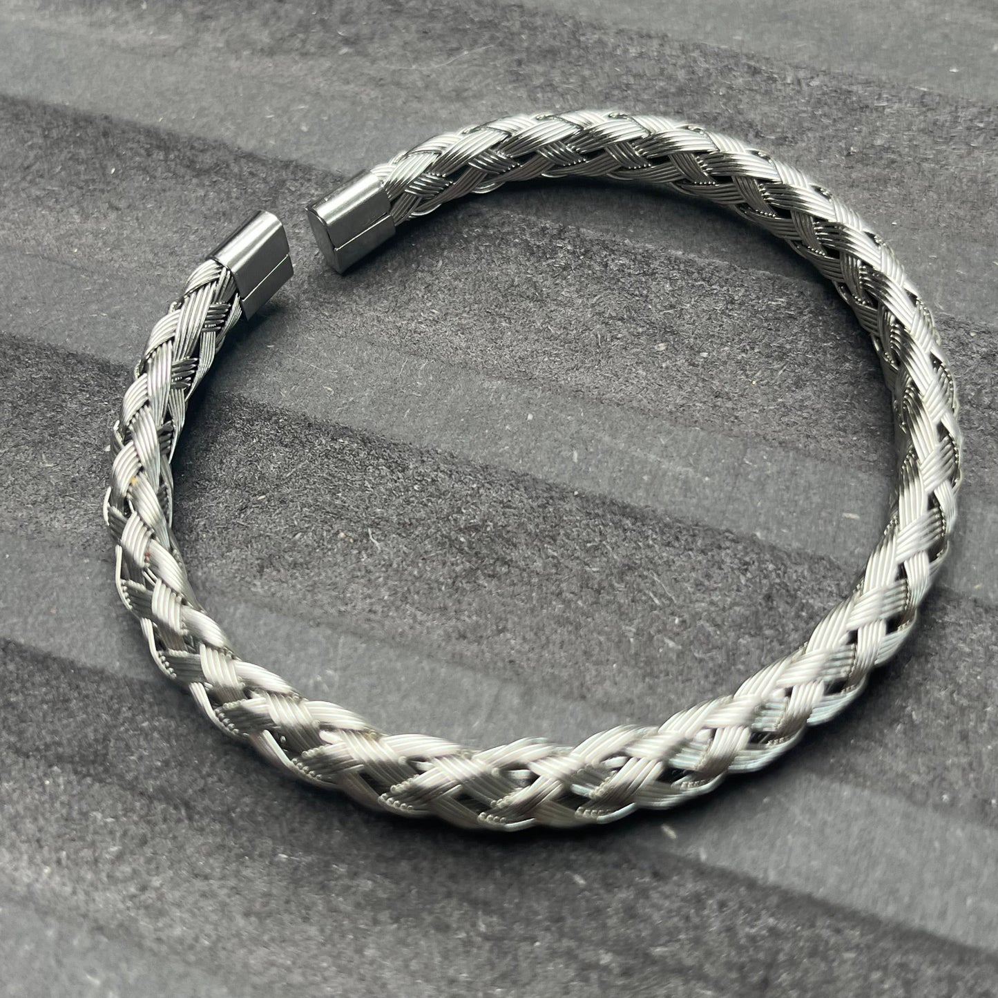 Sons Limited - Paris Plait Cuff Bracelet - Silver