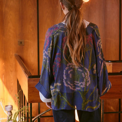 Parsley Seed Navy Kimono