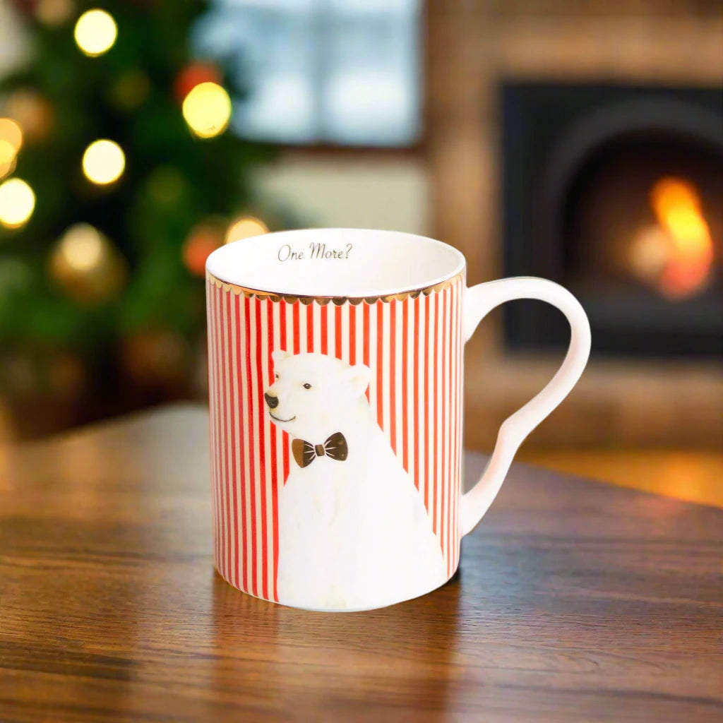 Yvonne Ellen - Patterned Christmas Polar Bear Mug