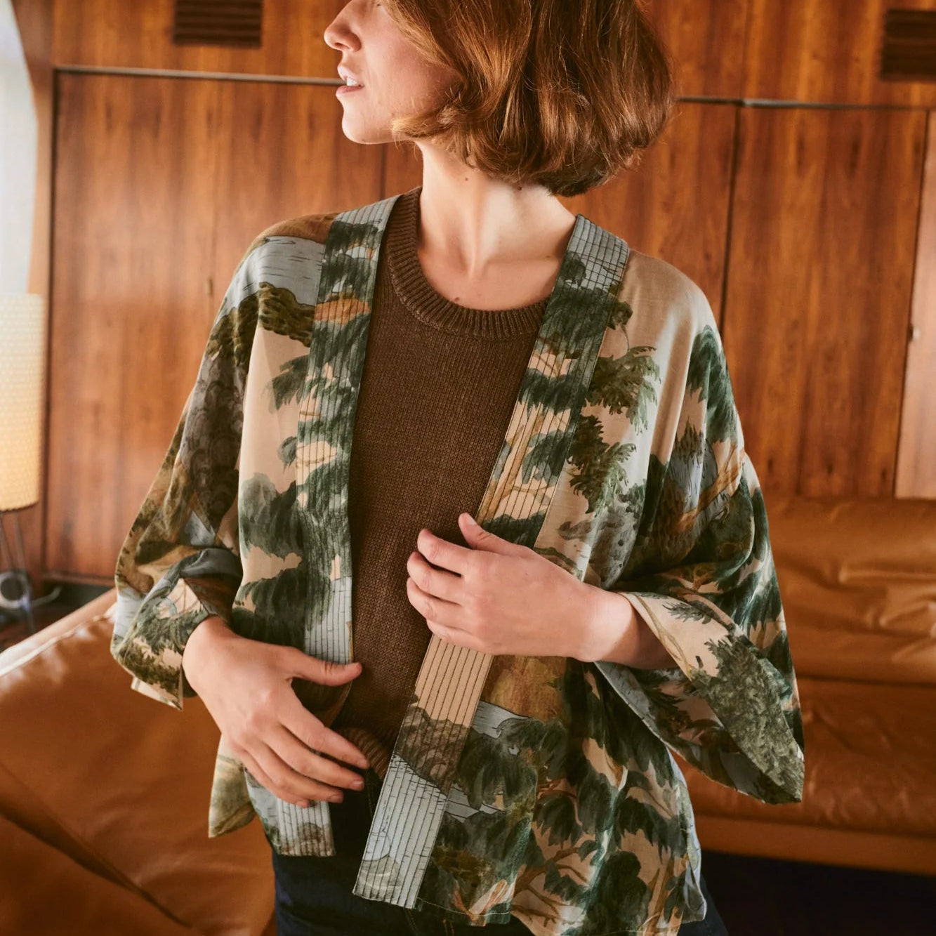 Rivers & Trees Natural Kimono - One Hundred Stars