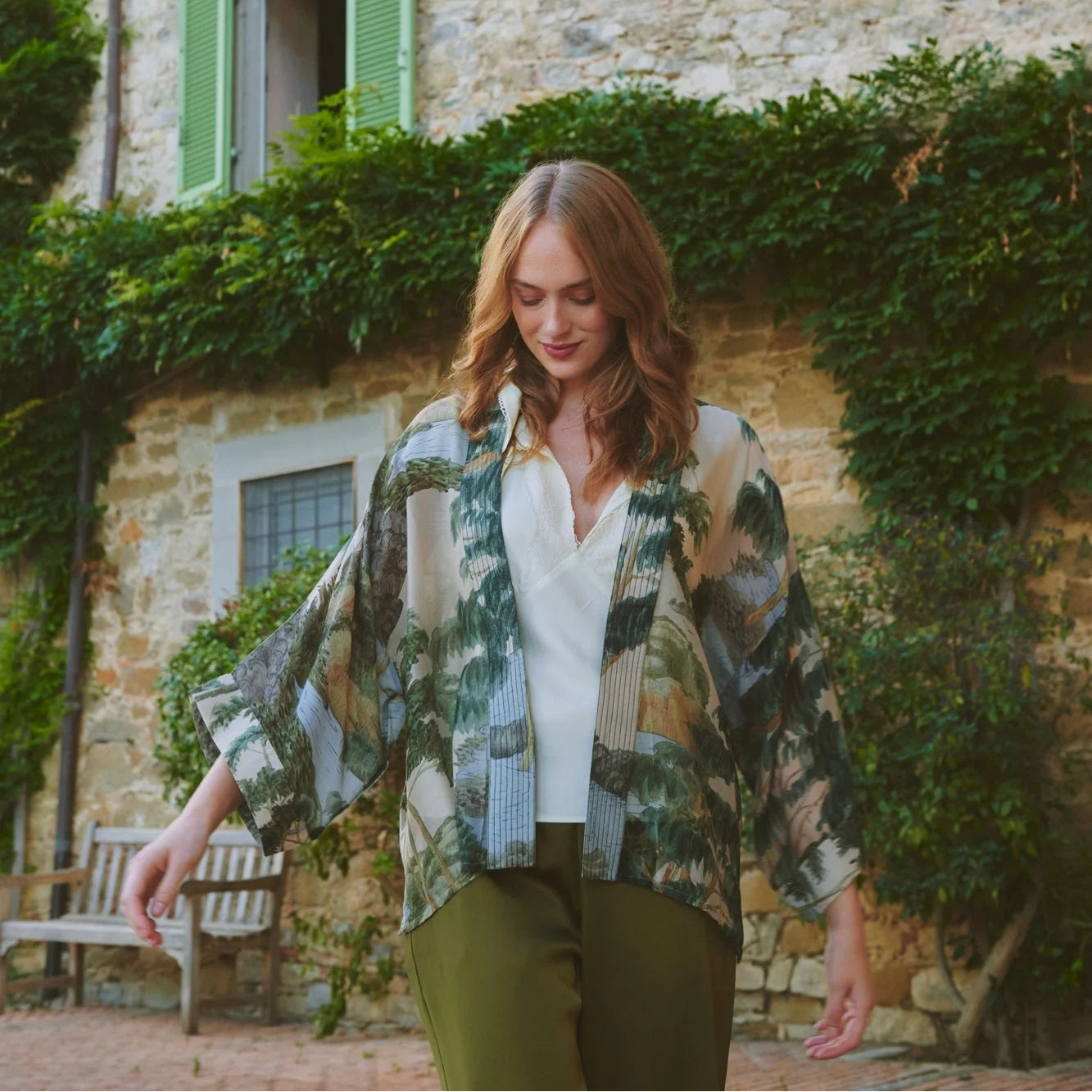 Rivers & Trees Natural Kimono - One Hundred Stars