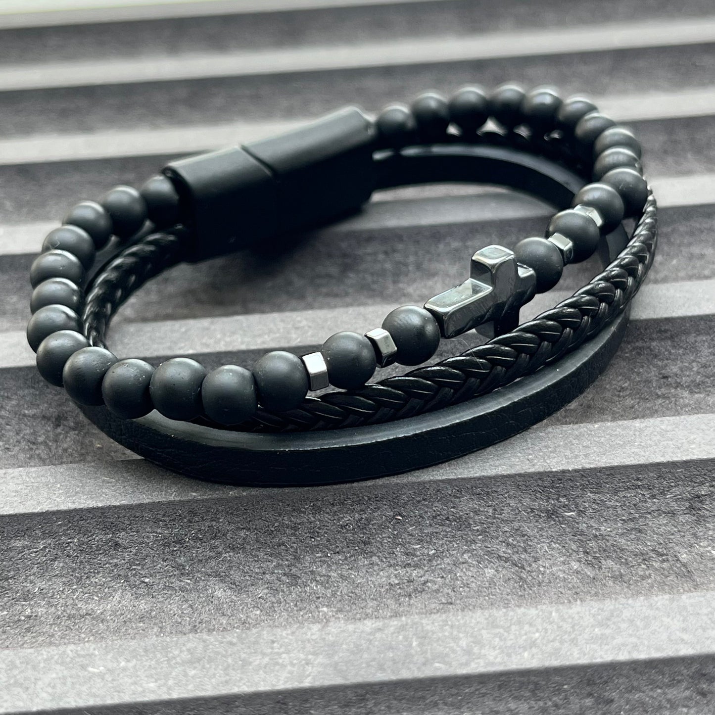 Sons Limited - Rome Triple Bracelet - Frosted