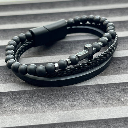 Sons Limited - Rome Triple Bracelet - Frosted