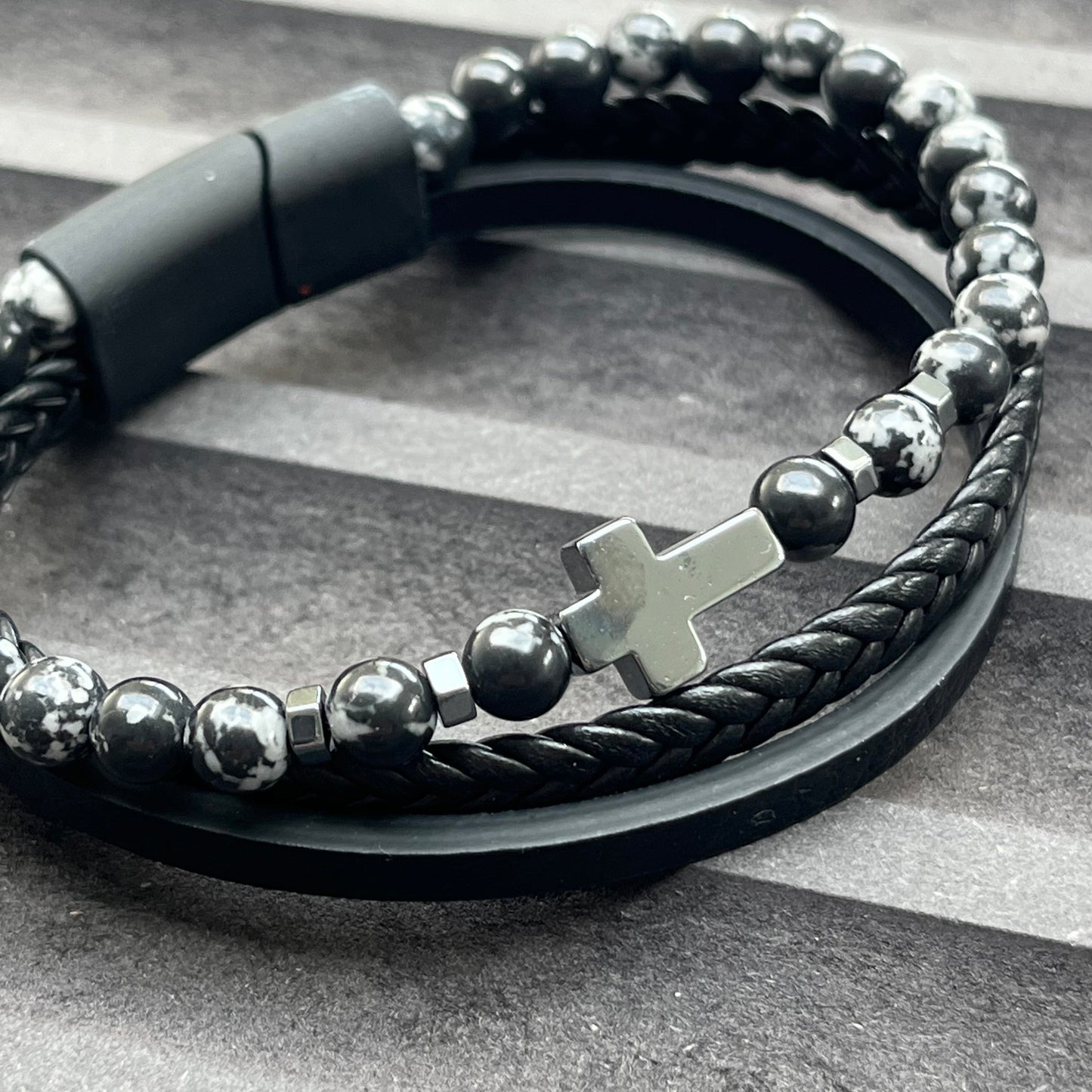 Sons Limited - Rome Triple Bracelet - Snow