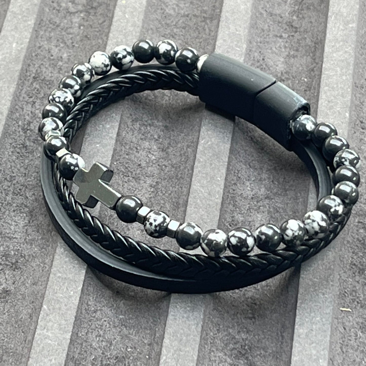 Sons Limited - Rome Triple Bracelet - Snow