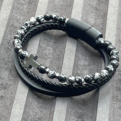 Sons Limited - Rome Triple Bracelet - Snow