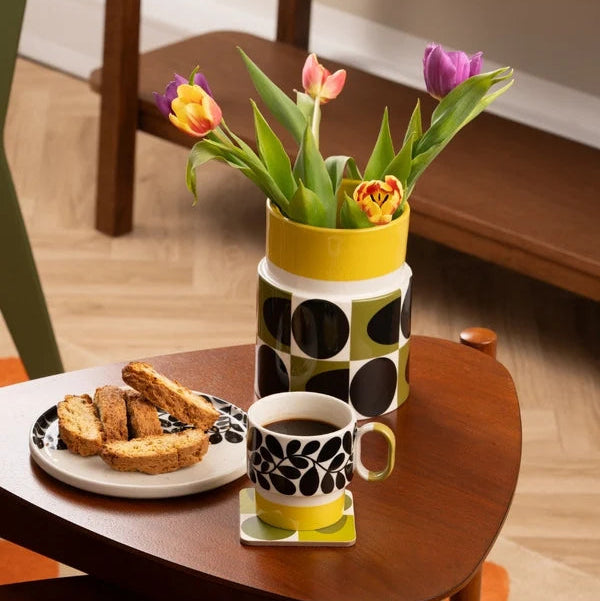 Orla Kiely - Spot Square Oval Utensil Pot